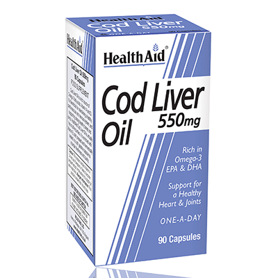 HealthAid Cod Liver Oil 550mg 180's