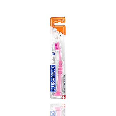 Curaprox Baby Toothbrush - Soft toothbrush for babies & kids 0-4 years old