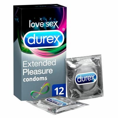 Durex Extended Pleasure Condoms 12 per pack