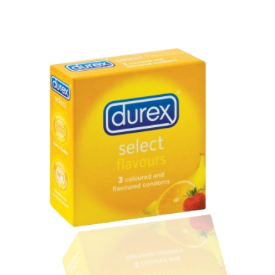 Durex Select Flavours Condoms, 3's