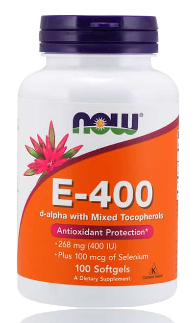 Now E400 Vitamin E 400iu Natural Caps 100's