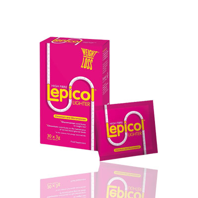 Lepicol Lighter with Chromium and Glucomannam – 3gm Sachets 30’s.