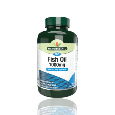 Natures Aid Fish Oil 1000mg (Omega-3) - 90's