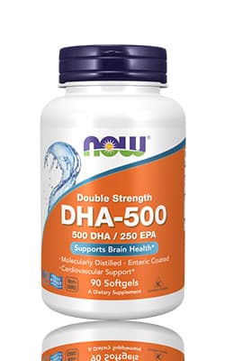 Now DHA 500 Caps 180's.