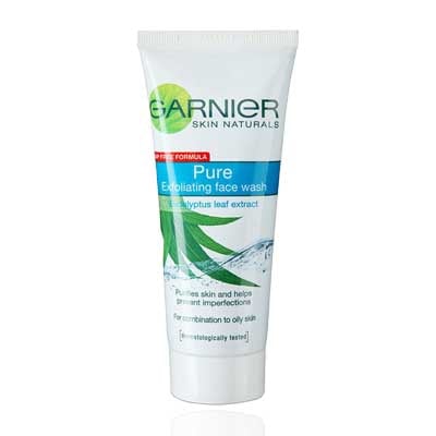 Garnier Pure Exfoliating Face Wash (Eucalyptus Leaf)-100grams