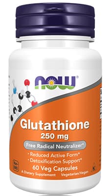 Now Glutathione 250mg Caps 60's.