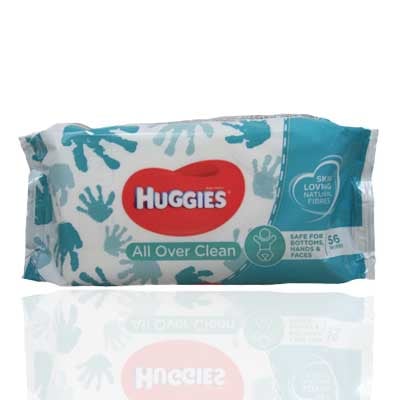 Huggies Baby Wipes All over Clean 10 x 56's