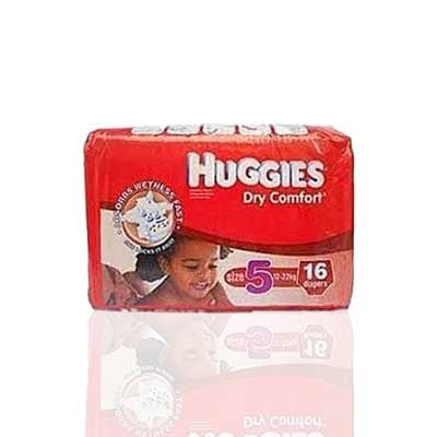 Huggies Dry Comfort (size 5) 12-22Kgs, 16 pieces