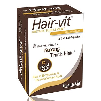 HealthAid Hair-vit Capsules Hair Vitamins 90’s.