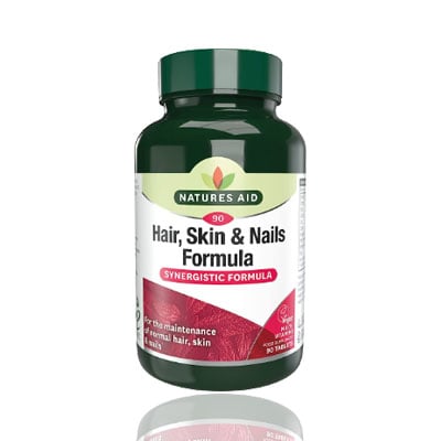 Natures Aid Hair, Skin & Nails Formula (Vegan) - 90's