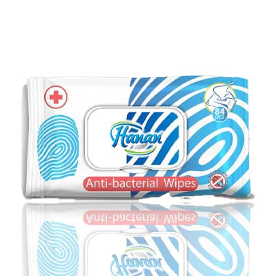 Hanan Anti-Bacterial Wet Wipes - 84’s