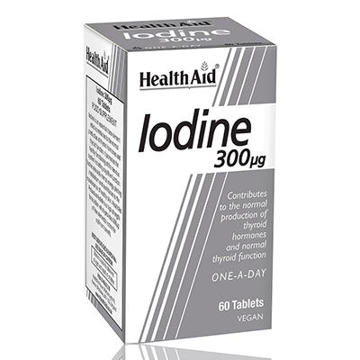 HealthAid Iodine 300ug 60’s Tablets.