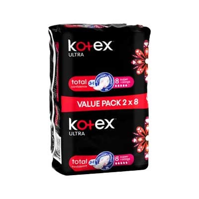 Kotex Ultra Thin Super Duos 16's