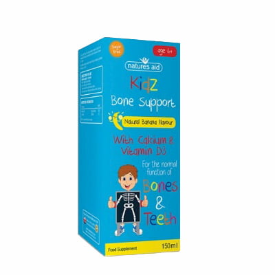 Nature’s Aid Kidz Bone Support (Banana Flavour) Vegan-150ml