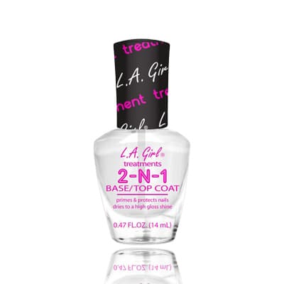 L.A. Girl Essential Nail 2 in 1 Base/Top Coat Treatment – 14ml.