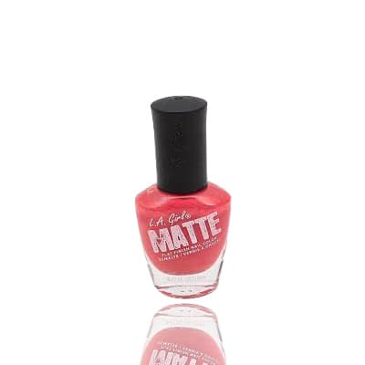 L.A. Girl Matte Coral Nail Polish – 14ml.