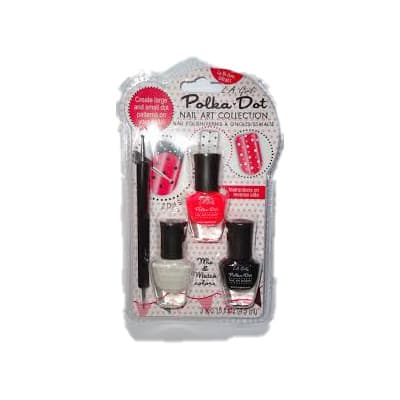 L.A. Girl Polka Dot Nail Kit, La-Di-Dots.