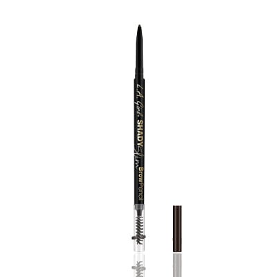 L.A. Girl Shady Slim Brow Pencil - Blackest Brown