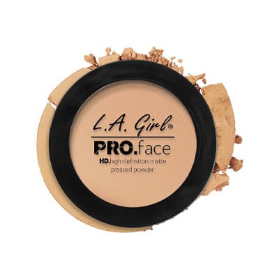 L.A. Girl Ultimate Pressed Powder, Beige.