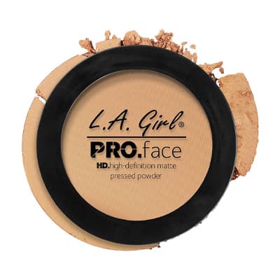 L.A. Girl Ultimate Pressed Powder, Soft Honey.