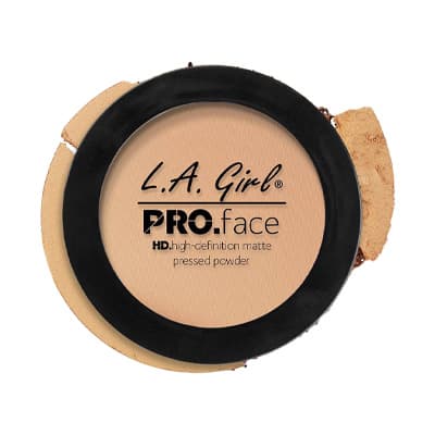 L.A. Girl Ultimate Pressed Powder, True Beige.