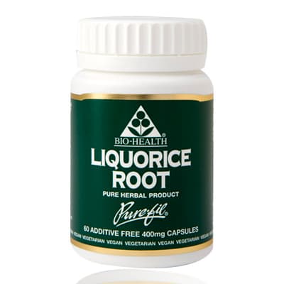 Bio-Health Liquorice Root 60 capsules.