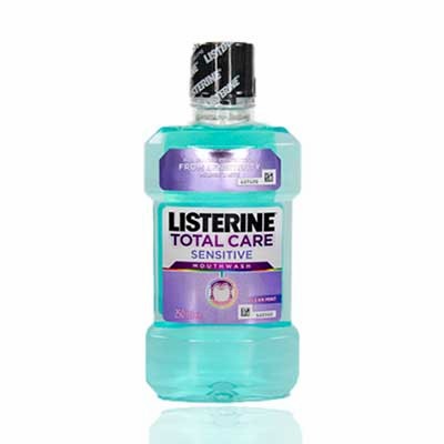 Listerine Mouthwash Total Care Sensitive Clean Mint, 250ml