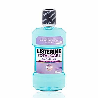 Listerine Mouthwash Total Care Sensitive Clean Mint, 500ml