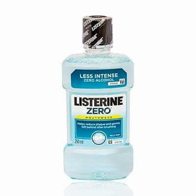 Listerine Mouthwash Zero Alcohol mild mint, 250ml