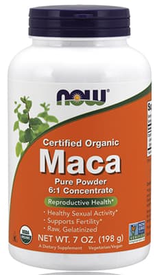 Now Maca Pure Powder 6:1 Concentrate Organic - 198gm.