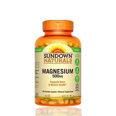 Sundown Magnesium 500mg Coated Caplets 180's