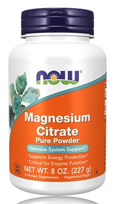 Now Magnesium Citrate Powder 227gm.