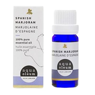 Aqua Oleum Marjoram Spanish Pure Essential Oil, 10ml