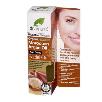 Dr.Organic Moroccan Argan Oil  Facial Oil, 30ml