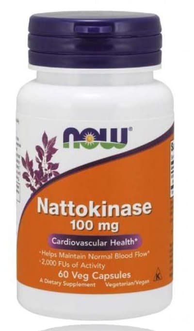 Now Nattokinase - 100 mg, 60 Vcaps.