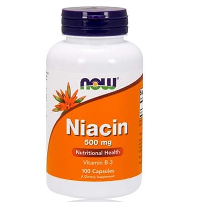 Now Niacin Vitamin B3 - 500mg Tabs 100's.