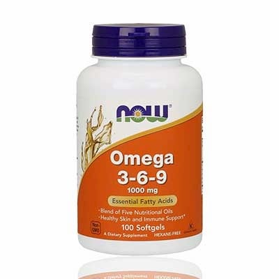 Now Omega 3-6-9 Essential Fatty Acids 1000mg, 100 Softgels