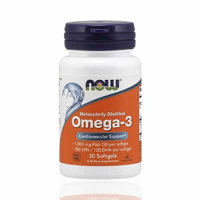 Now Omega-3 Molecularly Distilled, 30 Softgels