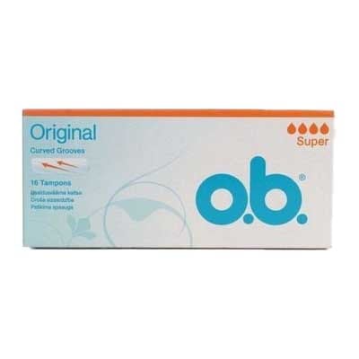 O.B. Original  Super Tampons, 16 Pieces