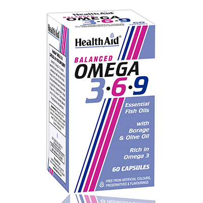 HealthAid Vegan Omega 3-6-9 60’s Capsules.