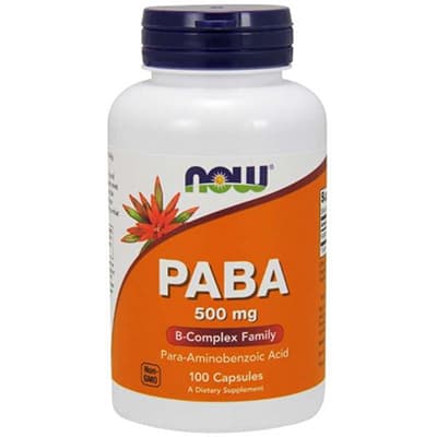 Now PABA – 500 mg Capsules