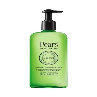 Pears Hand Wash with Lemon Flower Green, 125ml