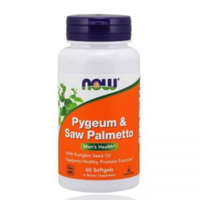 Now Pygeum & Saw Palmetto Softgels 60's