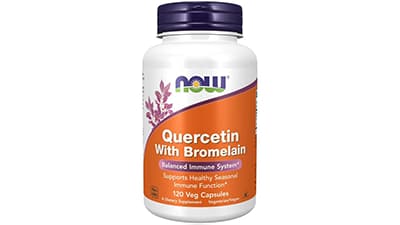 Now Quercetin with Bromelain Veg Capsules 120's