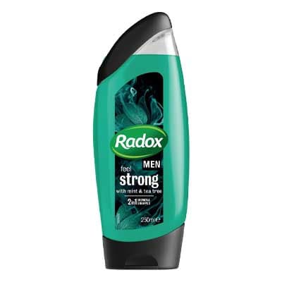 Radox Feel Strong Shower Gel & Shampoo, 250ml