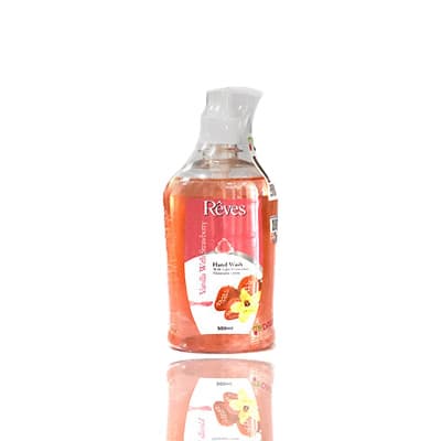 Reves Hand Wash Vanilla with Strawberry Flavor, 500ml