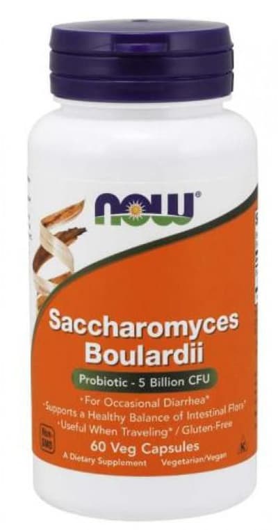 Now Saccharomyces Boulardii Veg Capsules 60's