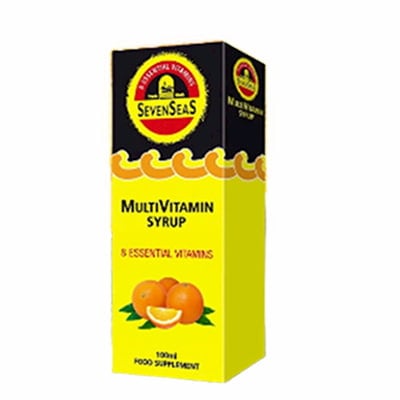 Seven Seas Orange Multi Vitamin Syrup (8 Vitamins) 100ml