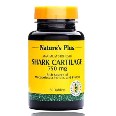 Natures plus Shark Cartilage - 750mg Tablets 60s.