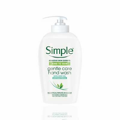 Simple Gentle Care Hand Wash, Sensitive Skin Experts, 250ml